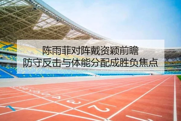 陈雨菲对阵戴资颖前瞻 防守反击与体能分配成胜负焦点